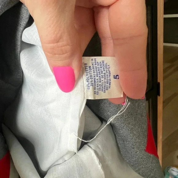 Vintage 80s toddler dress chocolate soup appliqué embroidered house shift jumper - Picture 15 of 15